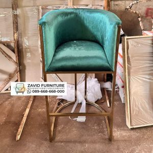 Kursi Bar Kaki Stainless Melengkung Tanganan 2 Kursi Bar Kaki Stainless Melengkung Tanganan