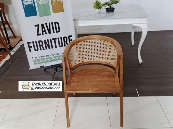 Kursi Cafe Lengkung Kayu Jati Rotan Kursi Cafe Lengkung Kayu Jati Rotan