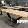 Meja Kayu Kaki Besi Hollow Model Baru Meja Kayu Kaki Besi Hollow Model Baru