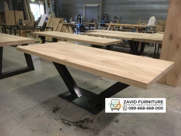 Meja Kayu Kaki Besi Hollow Model Baru Meja Kayu Kaki Besi Hollow Model Baru