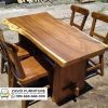 Meja Kursi Kayu Trembesi