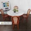 Meja Makan Marmer Kayu Jati 4 Kursi Harga Murah Meja Makan Marmer Kayu Jati  4 Kursi Harga Murah
