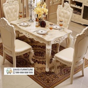 Meja Makan Mewah 4 Kursi Meja Makan Mewah 4 Kursi