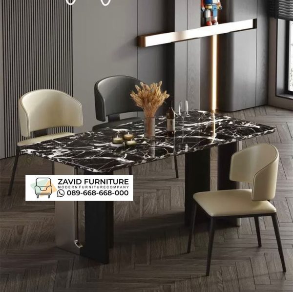 Meja Makan Rangka Stainless Meja Makan Rangka Stainless