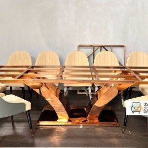 Meja Makan Stainles 10 Kursi Sayap Burung Meja Makan Stainless 10 Kursi Sayap Burung