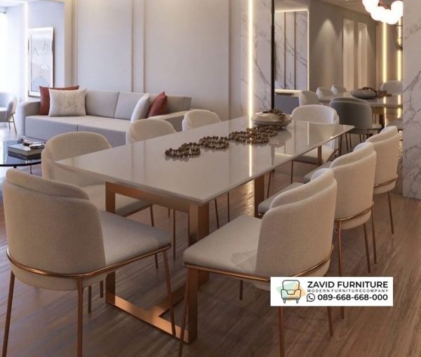 Meja Makan Stainles Kotak 8 Kursi Set Meja Makan Stainles Kotak 8 Kursi Set
