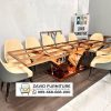Meja Makan Stainless 10 Kursi