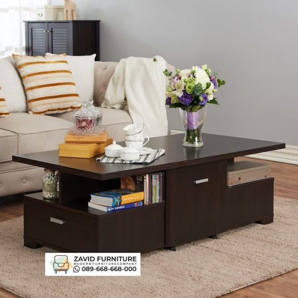 Meja Tamu Minimalis Walnut Meja Tamu Minimalis Walnut