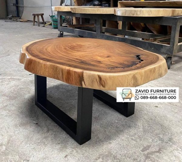 Meja Tamu Trembesi Kayu Utuh 2 Meja Tamu Trembesi Kayu Utuh