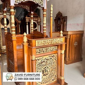 Mimbar Masjid Kubah Mewah Tangerang Mimbar Masjid Kubah Mewah Tangerang
