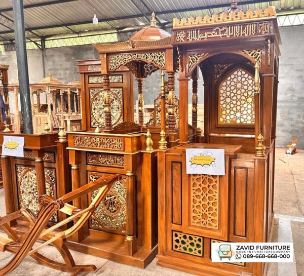 Mimbar Masjid Solo Mewah Mimbar Masjid Solo Mewah