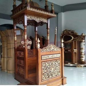 Mimbar Masjid Ukir Kaligrafi Arab Mimbar Masjid Ukir Kaligrafi Arab