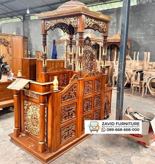 Mimbar Podium Ukir Kaligrafi Sukabumi Mimbar Podium Ukir Kaligrafi Sukabumi