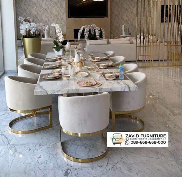 Model Lengkung Set Meja Makan Stainles Model Lengkung Set Meja Makan Stainles