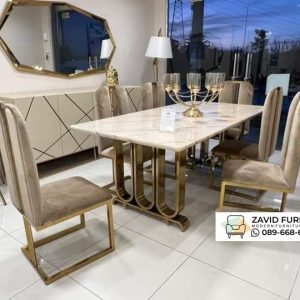 Modern Meja Makan Stainles Minimalis  Modern Meja Makan Stainles Minimalis