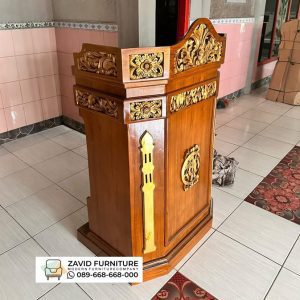 Podium Mimbar Jati Ukir Bekasi Podium Mimbar Jati Ukir Bekasi