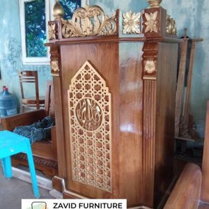 Podium Mimbar Kayu Jati Minimalis Banjarmasin Podium Mimbar Kayu Jati Minimalis Banjarmasin