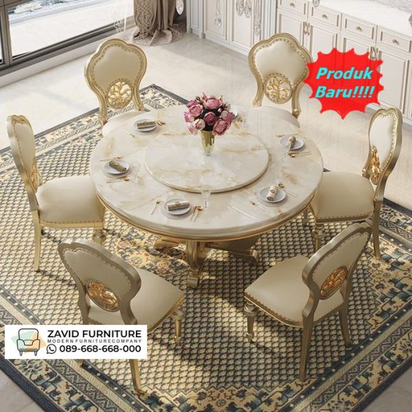 Produk Baru Meja Makan Marmer 6 Kursi Produk Baru Meja Makan Marmer 6 Kursi