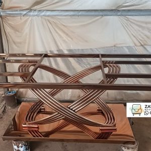 Rangka meja stainless Galaxy Rose Gold Unik Rangka Meja Stainless Galaxy Rose Gold Unik