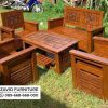 Set Meja Kursi Tamu Kayu Set Meja Kursi Tamu Kayu