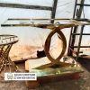 Set Rangka Kaki Meja Konsol Dan Sudut Stainles Gold Set Rangka Kaki Meja Konsol Dan Sudut Stainles Gold
