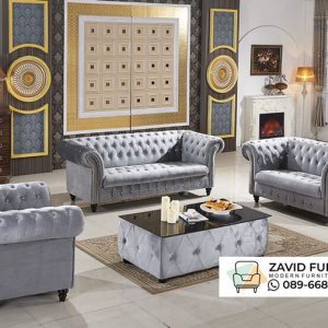 Set Sofa Bludru 3-2-1 Modern Set Sofa Bludru 3-2-1 Modern