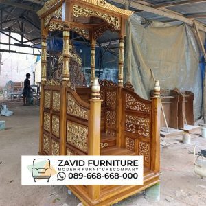 Harga Mimbar Masjid Ukiran Islami