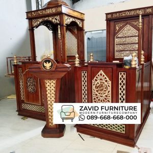 Jual Mimbar Dan Podium Masjid
