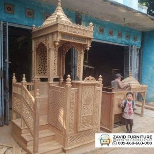 Jual Mimbar Masjid Nabawi Kayu Jati Murah Manado Jual Mimbar Masjid Nabawi Kayu Jati Murah Manado