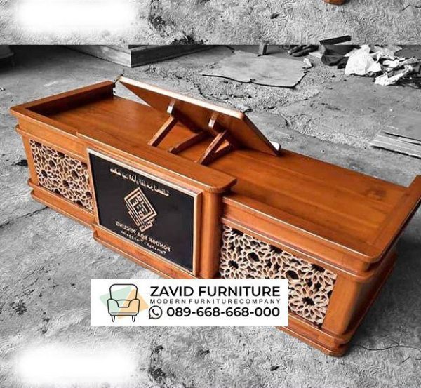Jual Mimbar Podium Lesehan Kayu Jati Terbaru Jual Mimbar Podium Lesehan Kayu Jati Terbaru
