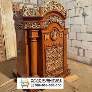 Jual Podium Kayu Jati Makassar Jual Podium Kayu Jati Makassar