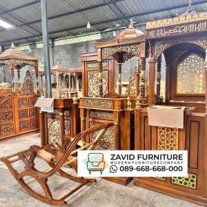 Kota Trenggalek Mimbar Masjid Kaligrafi Arab Kota Trenggalek Mimbar Masjid Kaligrafi Arab