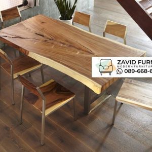 Meja Trembesi Set 8 Kursi Terpuler