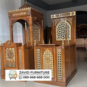 Mimbar Masjid Kubah Karawang Mimbar Masjid Kubah Karawang