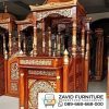 Mimbar Masjid Minimalis Ukiran Jati Pacitan