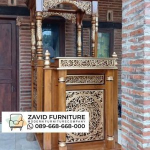 Mimbar Masjid Ukir Jati Mimbar Masjid Ukir Jati
