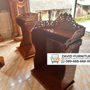 Podium Kayu Jati Temanggung Podium Kayu Jati Temanggung