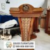 Podium Lafadz Allah Kayu Jati Podium Lafadz Allah Kayu Jati