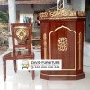 Podium Mimbar Masjid Kayu Jati Kaligrafi Podium Mimbar Masjid Kayu Jati Kaligrafi