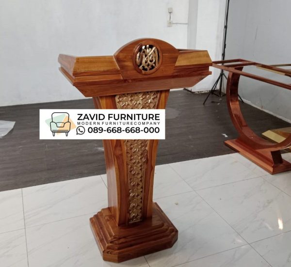 Podium Musholla Kayu Jati Minimalis Podium Musholla Kayu Jati Minimalis