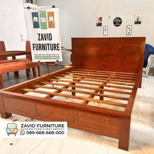 Produksi Resmi Tempat Tidur Kayu Jati Manado Tempat Tidur Kayu Jati Manado