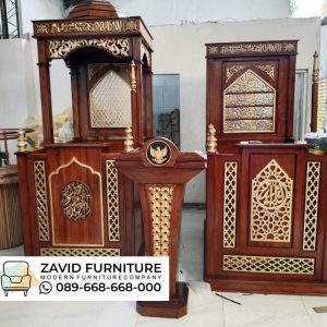 Ready Mimbar Masjid Dan Podium Modern