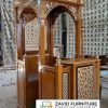 Top Mimbar Masjid Khutbah Kayu Jati Top Mimbar Masjid khotbah Kayu Jati