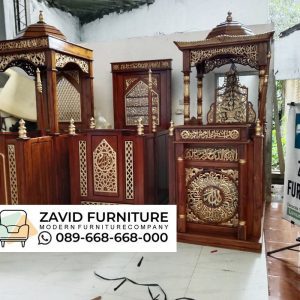 Harga Mimbar Masjid Ukir Model Baru