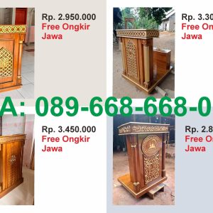 Harga Mimbar Masjid Minimalis Modern