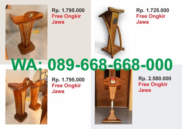 Harga Podium Masjid Harga Mimbar Masjid Kayu