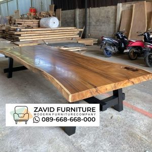 Meja Kayu Solid (2) Meja Kayu Solid