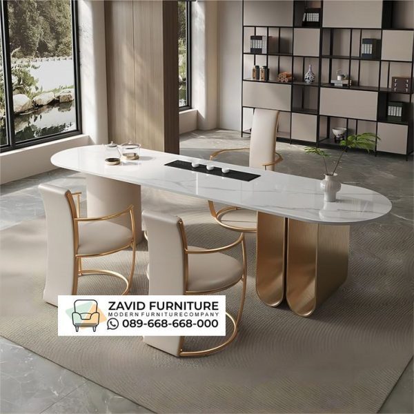 Meja Makan Stainless Gold Di Surabaya Meja Makan Stainless Gold Di Surabaya