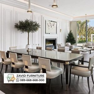 Meja Marmer 10 Kursi