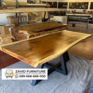 Meja Trembesi Kayu Utuh Bandung